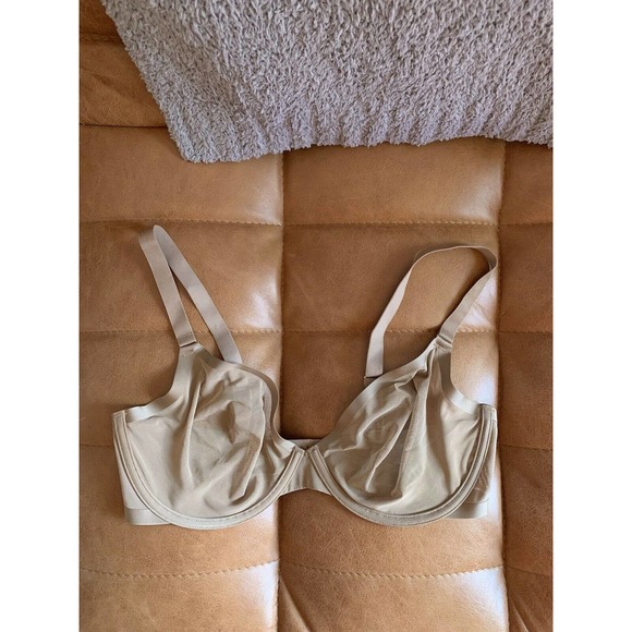 CUUP 38F The Plunge Taupe Bra - Picture 2 of 4